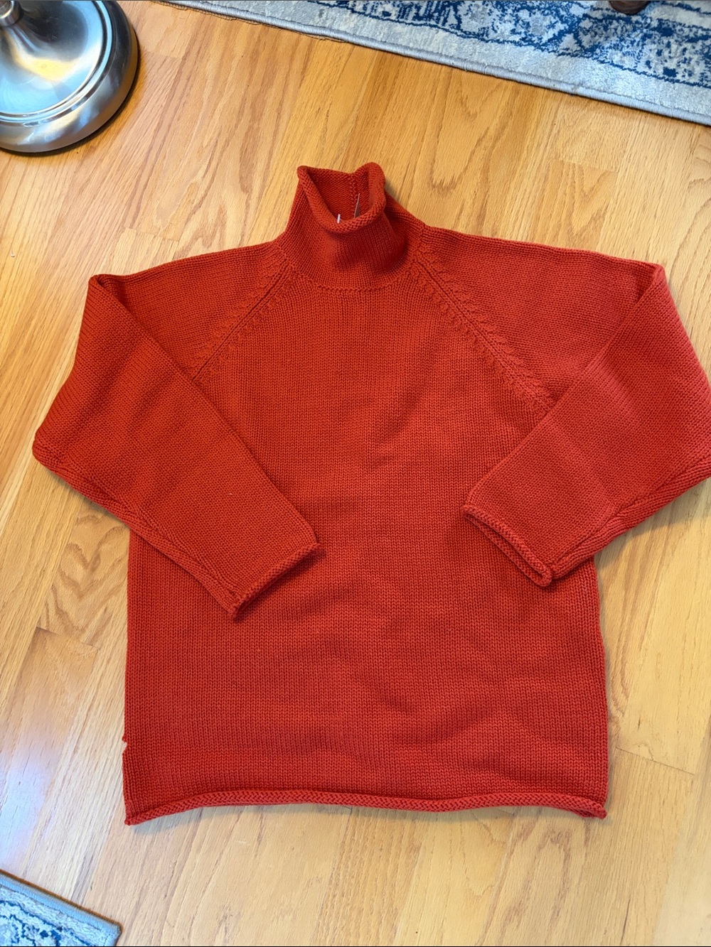J. Crew Vintage Wool Rollneck Sweater size Small NWT Rust